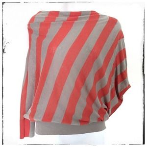 Rare Anthropologie Moth Assymetrical Drape Top S